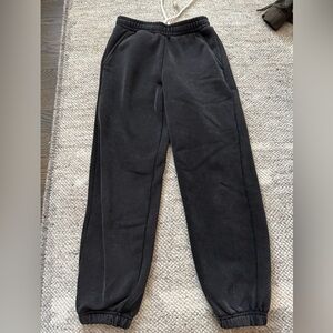 Parke Unisex Black Joggers